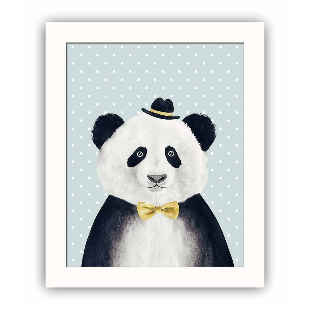 E-shop Dekoratívny obraz Panda, 28,5 × 23,5 cm
