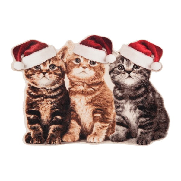 Rohožka Hanse Home Christmas Cats, 45 × 64 cm
