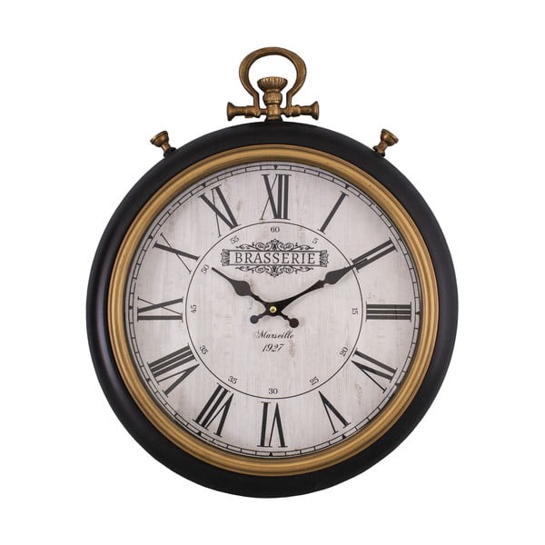 Nástenné hodiny Antic Line Brasserie Marseille, 41,5 x 51 cm
