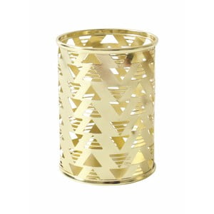 Kovový stojan na ceruzky v zlatej farbe Portico Designs
