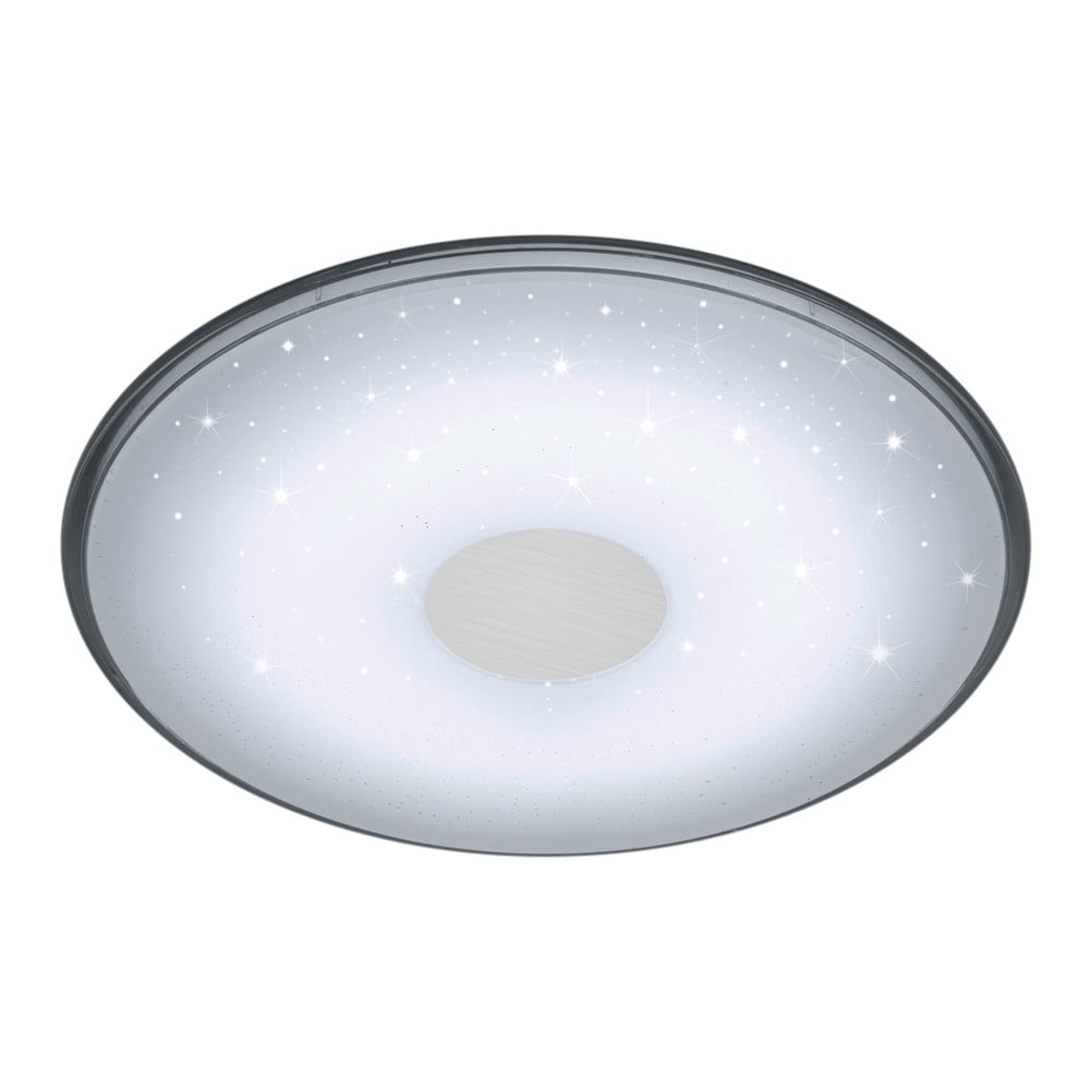 E-shop Biele guľaté stropné LED svietidlo na diaľkové ovládanie Trio Shogun, priemer 42,5 cm