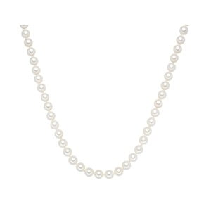 Náhrdelník s bielymi perlami Perldesse Muschel, ⌀ 0,8 x dĺžka 50 cm