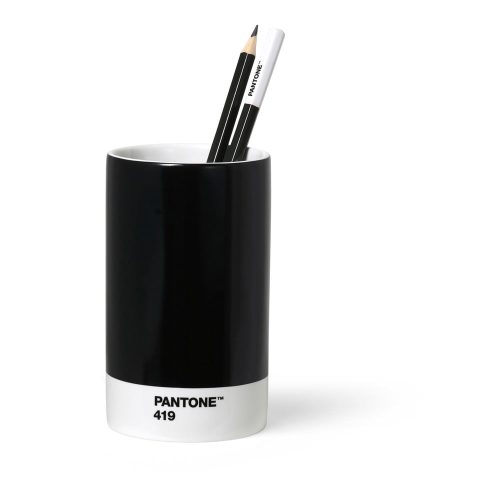 E-shop Čierny keramický stojan na ceruzky Pantone
