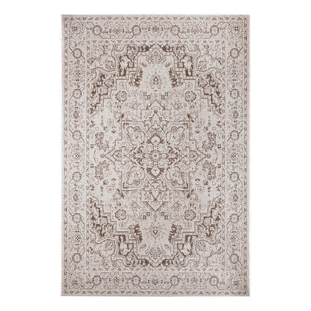 E-shop Hnedo-béžový vonkajší koberec Ragami Vienna, 80 x 150 cm