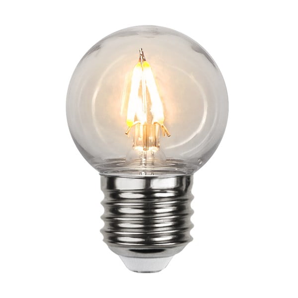 Vonkajšia LED žiarovka Star Trading Filament E27 G45