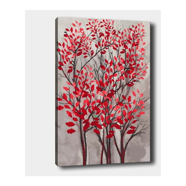 Nástenný obraz na plátne Tablo Center Fall Red, 40 × 60 cm