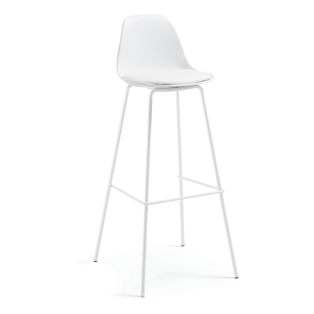E-shop Biela barová stolička Kave Home Lysna