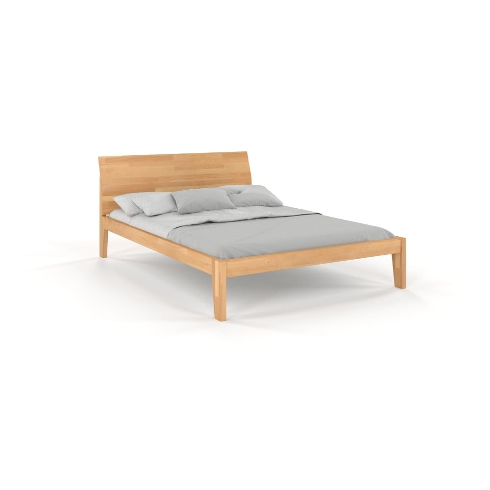 E-shop Dvojlôžková posteľ z masívneho bukového dreva SKANDICA Agava, 160 x 200 cm