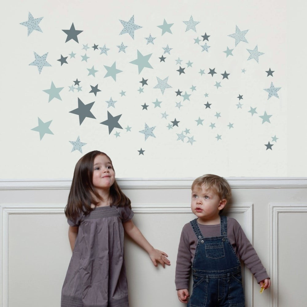 Sivé nástenné samolepky Art For Kids Constellation