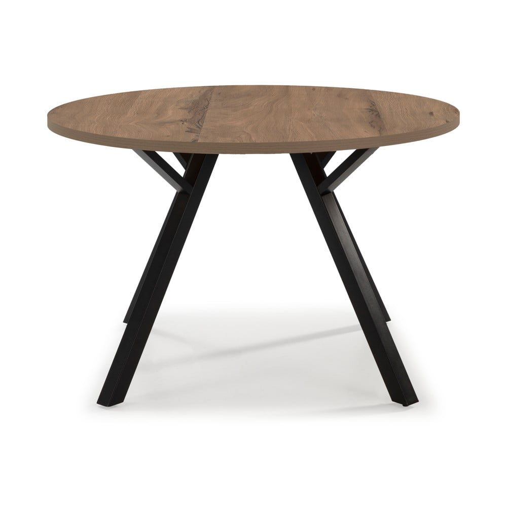 E-shop Okrúhly jedálenský stôl v dekore orecha ø 120 cm Beni - Marckeric