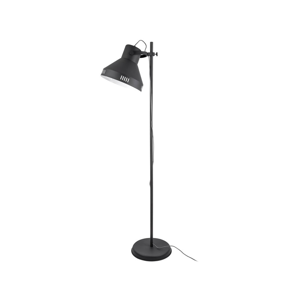 E-shop Čierna stojacia lampa Leitmotiv Tuned Iron, výška 180 cm