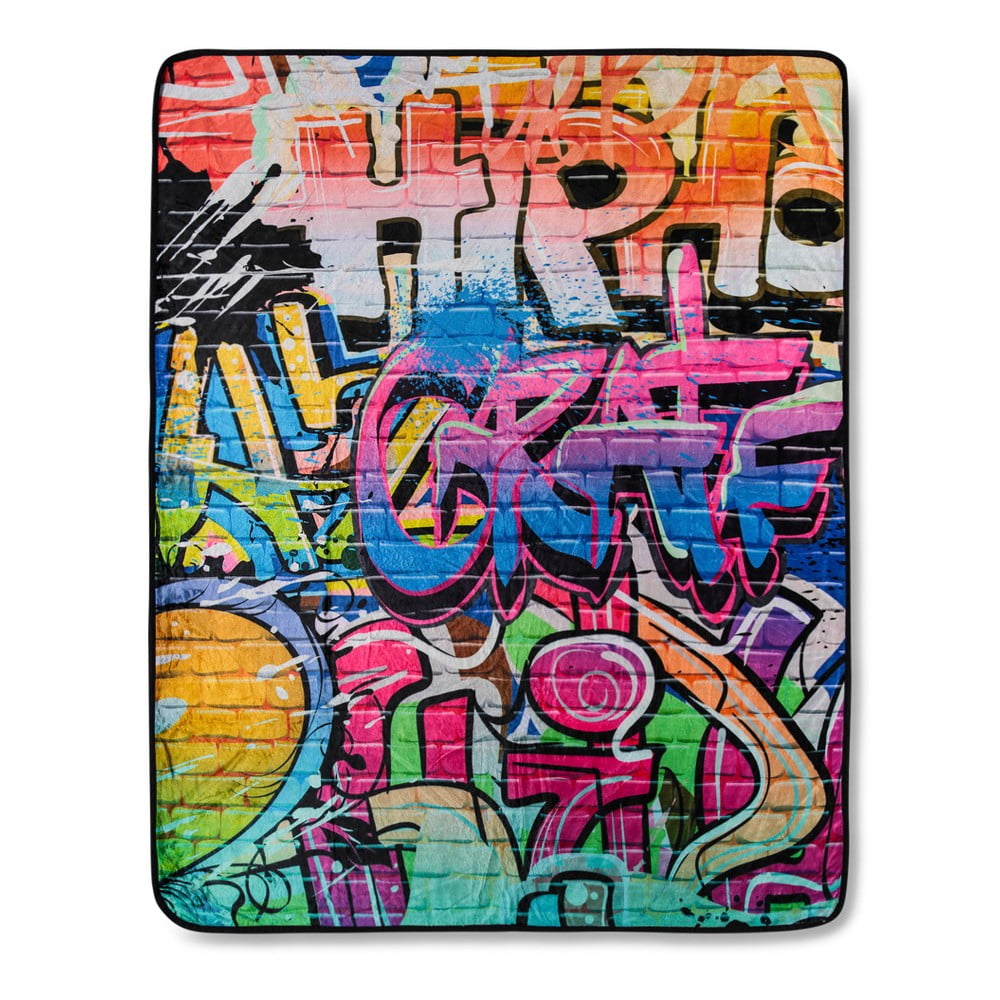 Obrázok Prikrývka HIP Graffity Multi, 130 × 160 cm