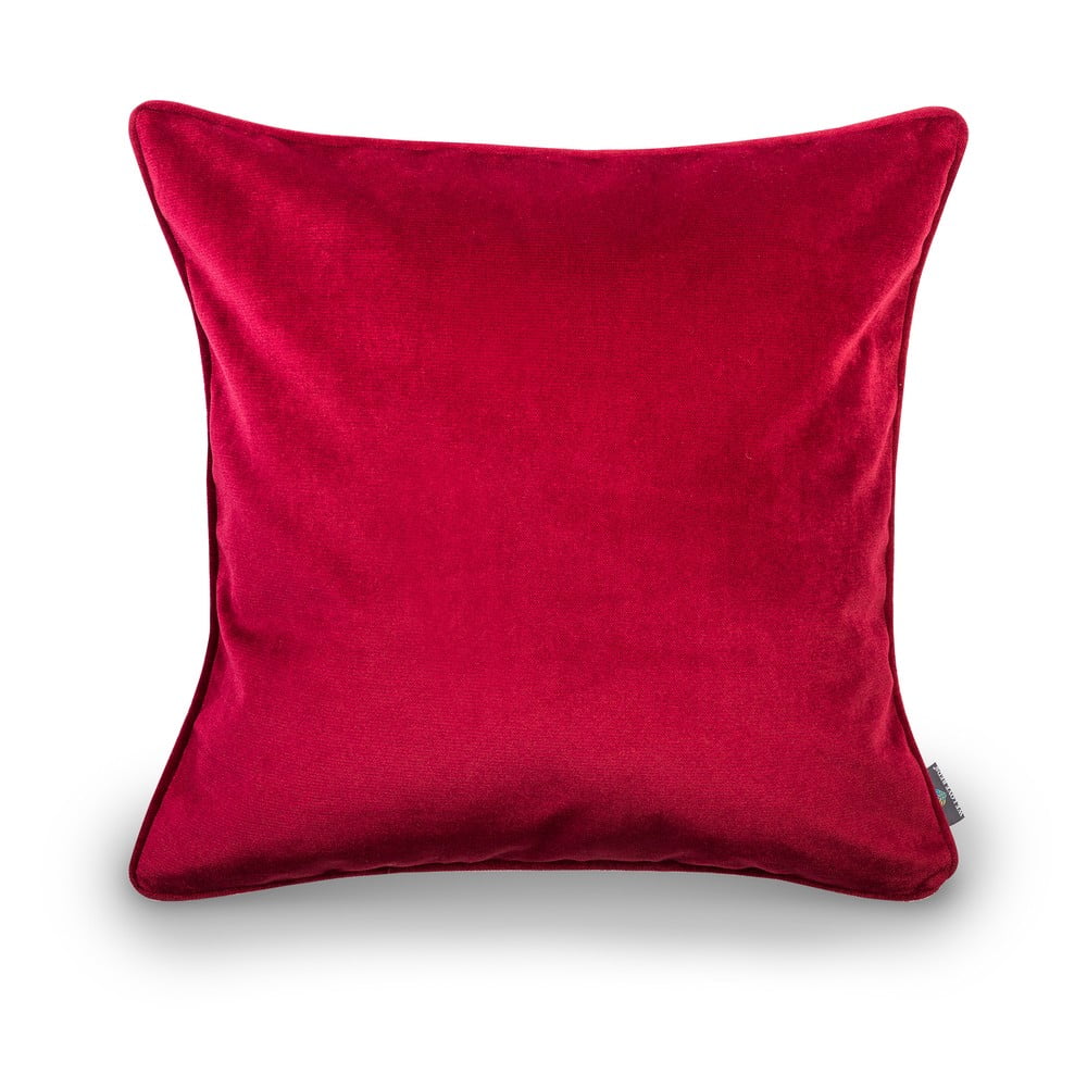 E-shop Červená obliečka na vankúš WeLoveBeds Mystic Burgundy, 50 × 50 cm