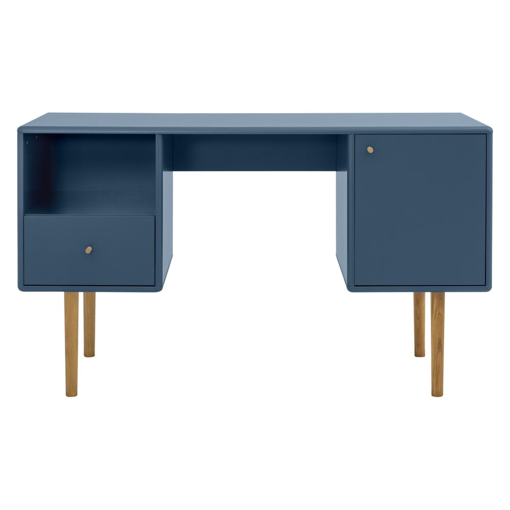 E-shop Modrý pracovný stôl 130x50 cm Color Living - Tom Tailor for Tenzo