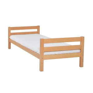 Detská jednolôžková posteľ z masívneho bukového dreva Mobi furniture Nina, 200 × 90 cm