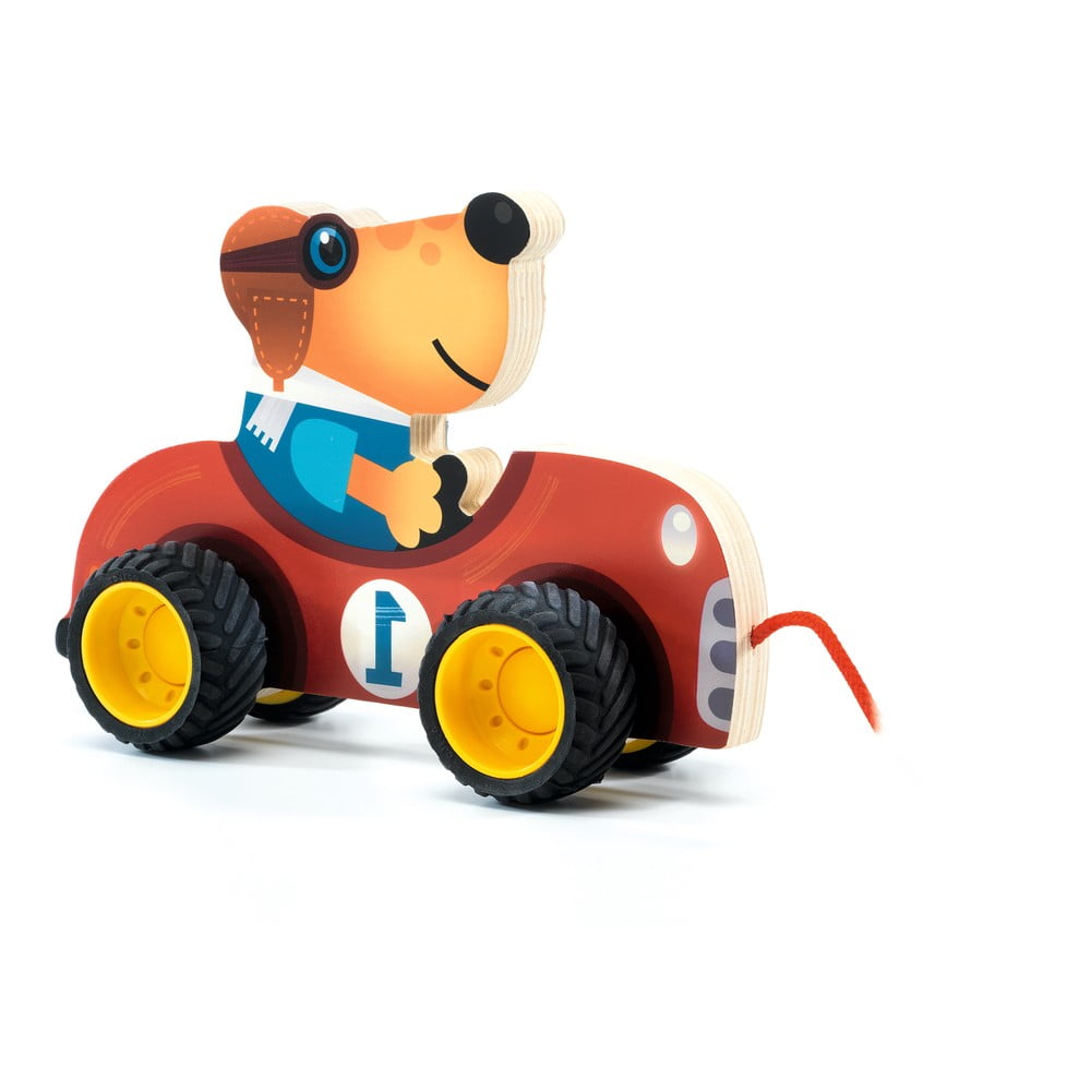 E-shop Detská drevená hračka na povrázku Djeco Formule