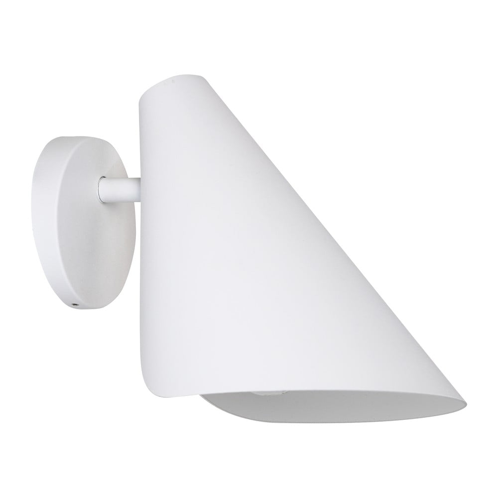 E-shop Biele nástenné svietidlo SULION Lisboa, výška 16 cm