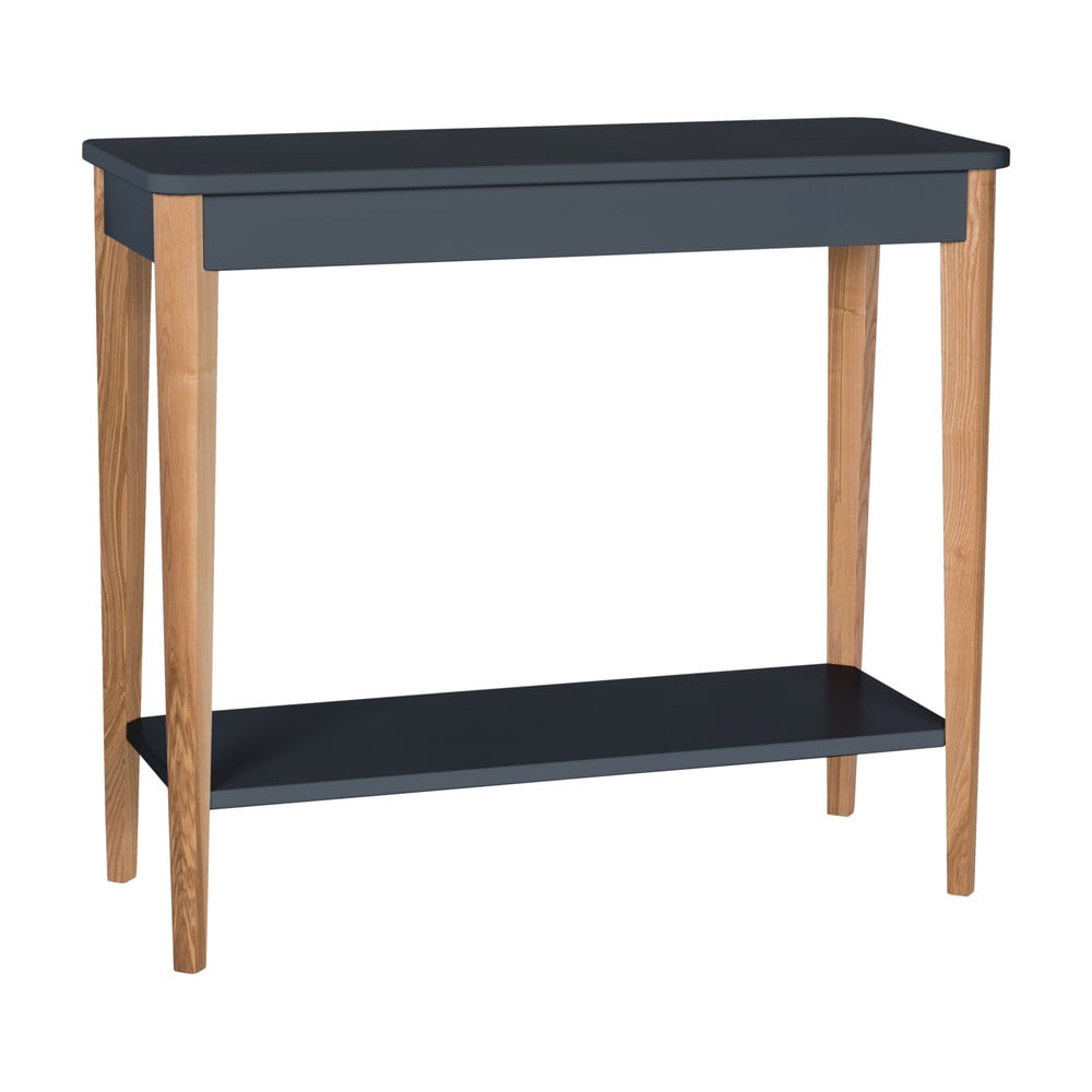 E-shop Tmavosivý konzolový stolík Ragaba Ashme, šírka 85 cm