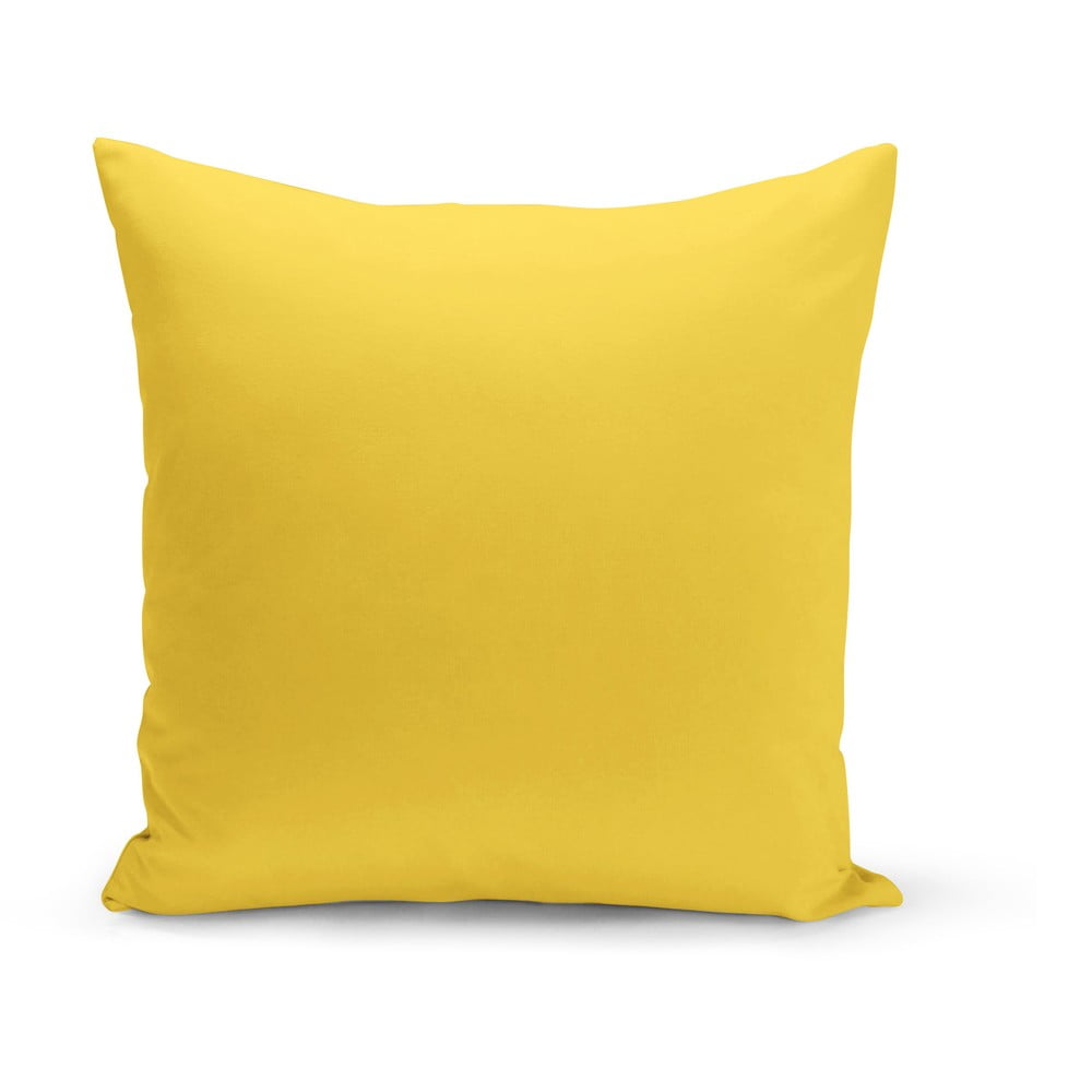 Žltá dekoratívna obliečka na vankúš Kate Louise Lisa, 43 x 43 cm