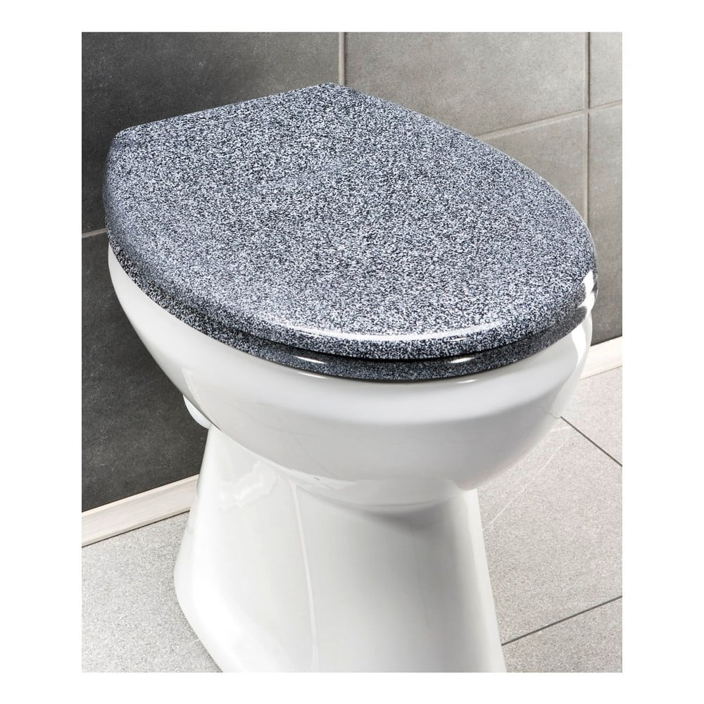 Obrázok Wenko WC prkénko OTTANA GRANIT, Duroplast   4008838189023