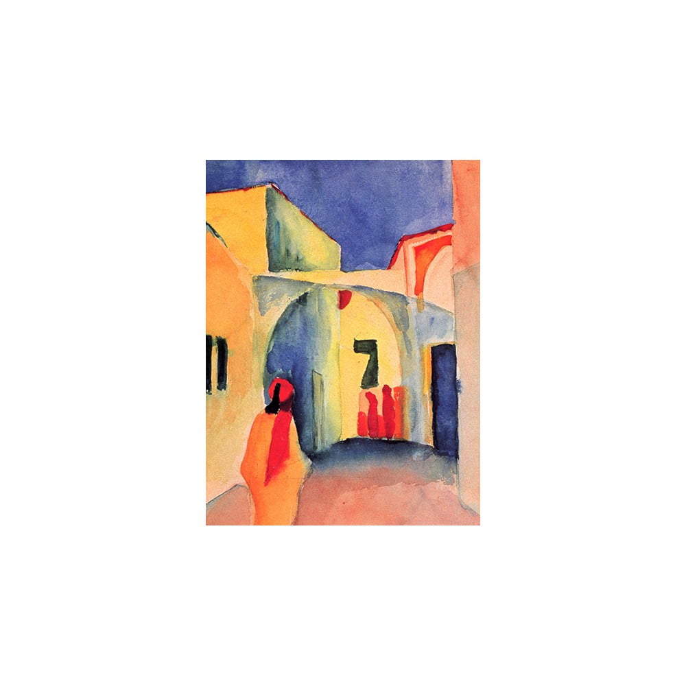 E-shop Reprodukcia obrazu August Macke - A Glance Down an Alley, 60 x 45 cm