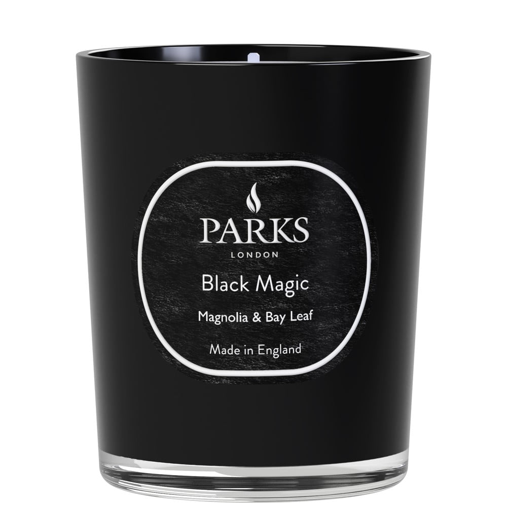 Sviečka s vôňou magnólie a bobkového listu Parks Candles London Black Magic, doba horenia 45 h
