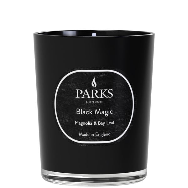 Sviečka s vôňou magnólie a bobkového listu Parks Candles London Black Magic, doba horenia 45 h