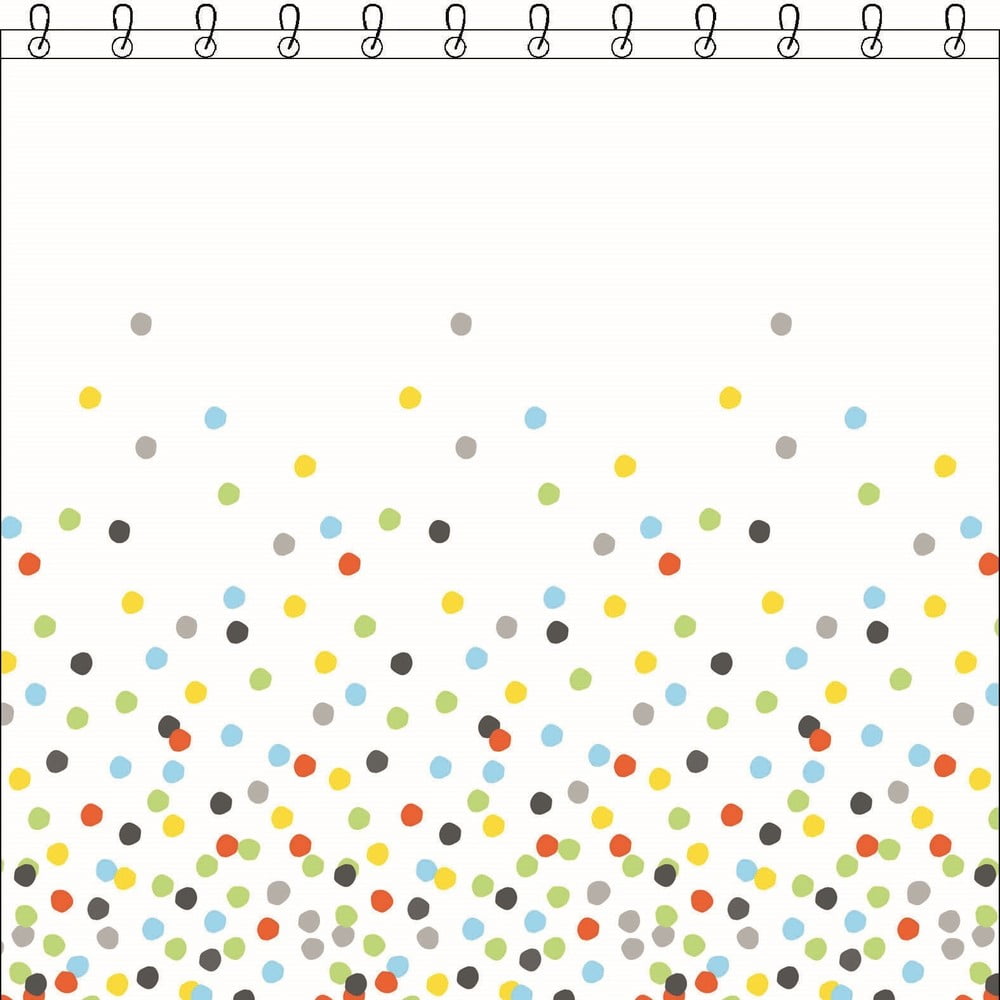 Sprchový záves Sorema Confetti, 180x200 cm