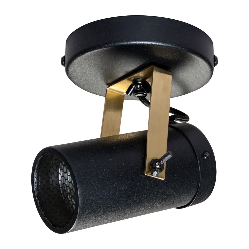E-shop Čierne bodové svietidlo 11x10 cm Scope - Dutchbone