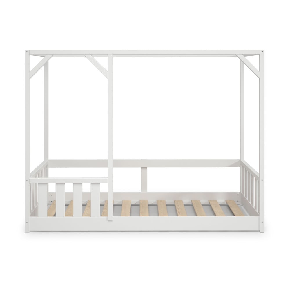 E-shop Biela detská posteľ Marckeric Hut, 90 x 200 cm