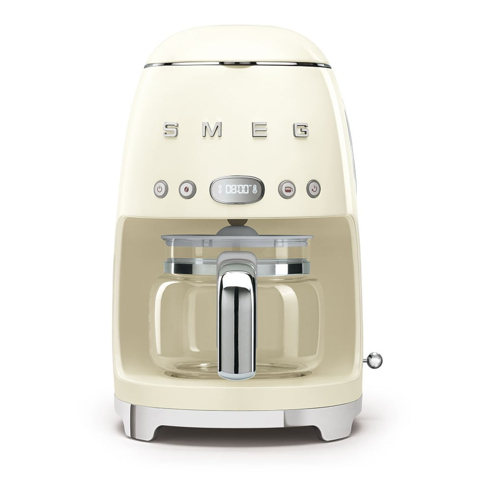 E-shop Krémovo-biely kávovar na filtrovanú kávu SMEG