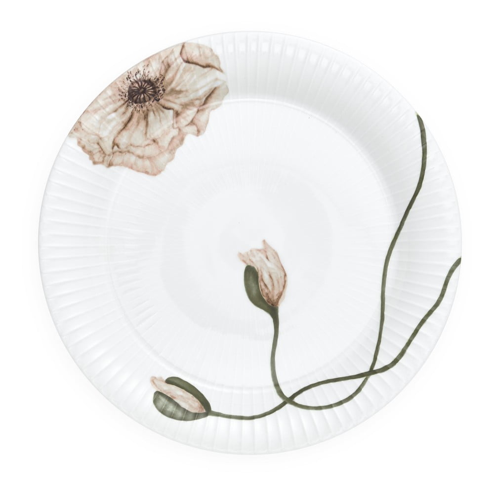 Obrázok Biely porcelánový tanier Kähler Design Hammershøi Poppy, ø 27 cm