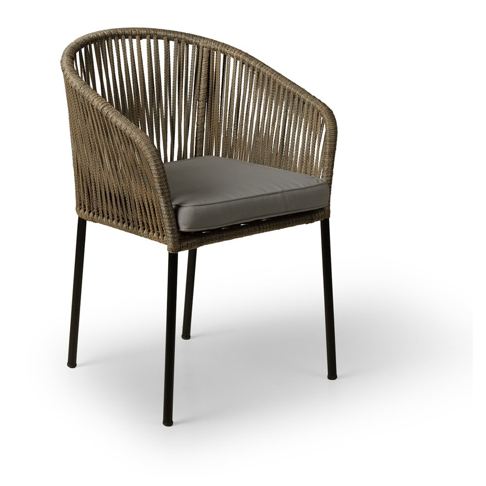 E-shop Súprava 2 sivohnedých záhradných stoličiek Bonami Selection Trapani