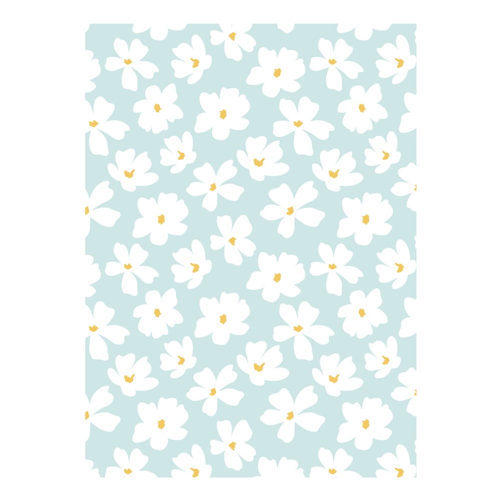 E-shop Modro-biely baliaci papier eleanor stuart No. 8 Floral