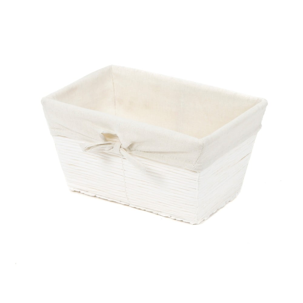 Obrázok Biely úložný papierový košík Compactor Kimo Paper Basket, 26 x 14 cm