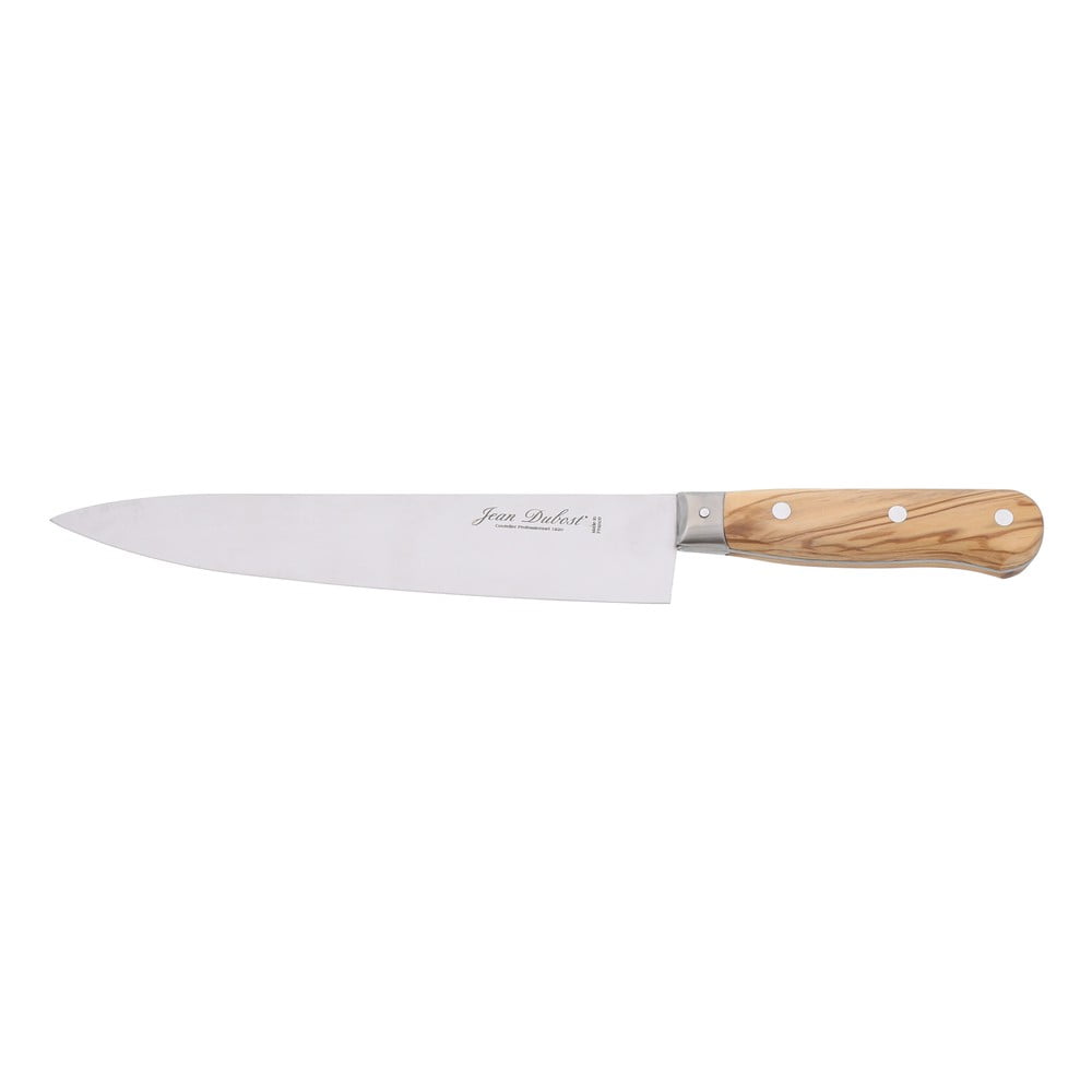 E-shop Šéfkuchársky nôž z antikoro ocele Jean Dubost Olive, dĺžka 20 cm