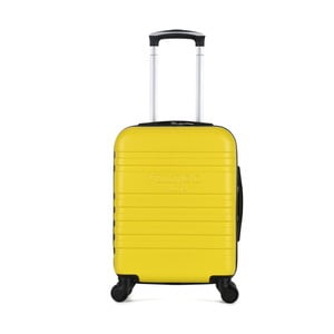 Žltý cestovný kufor na kolieskach VERTIGO Valises Cabine Cadenas Muela
