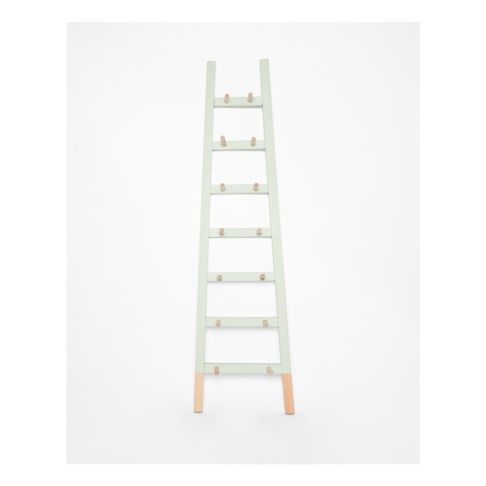 E-shop Svetlozelený odkladací dekoratívny rebrík z borovicového dreva Surdic Rosa