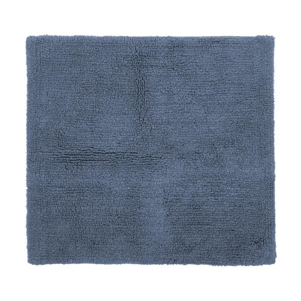 Modrá bavlnená kúpeľňová predložka Tiseco Home Studio Luca, 60 x 60 cm