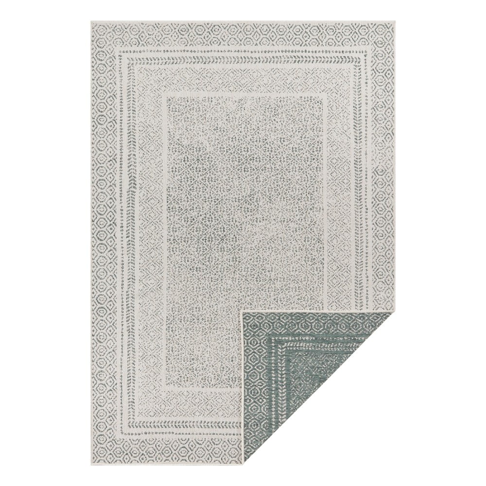 E-shop Zeleno-biely vonkajší koberec Ragami Berlin, 160 x 230 cm