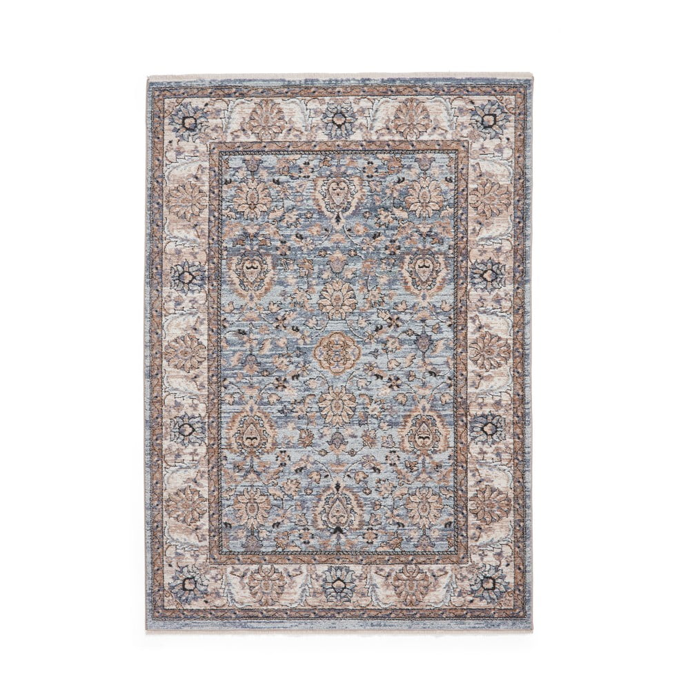 Modrý/krémovobiely koberec 200x290 cm Vintage – Think Rugs
