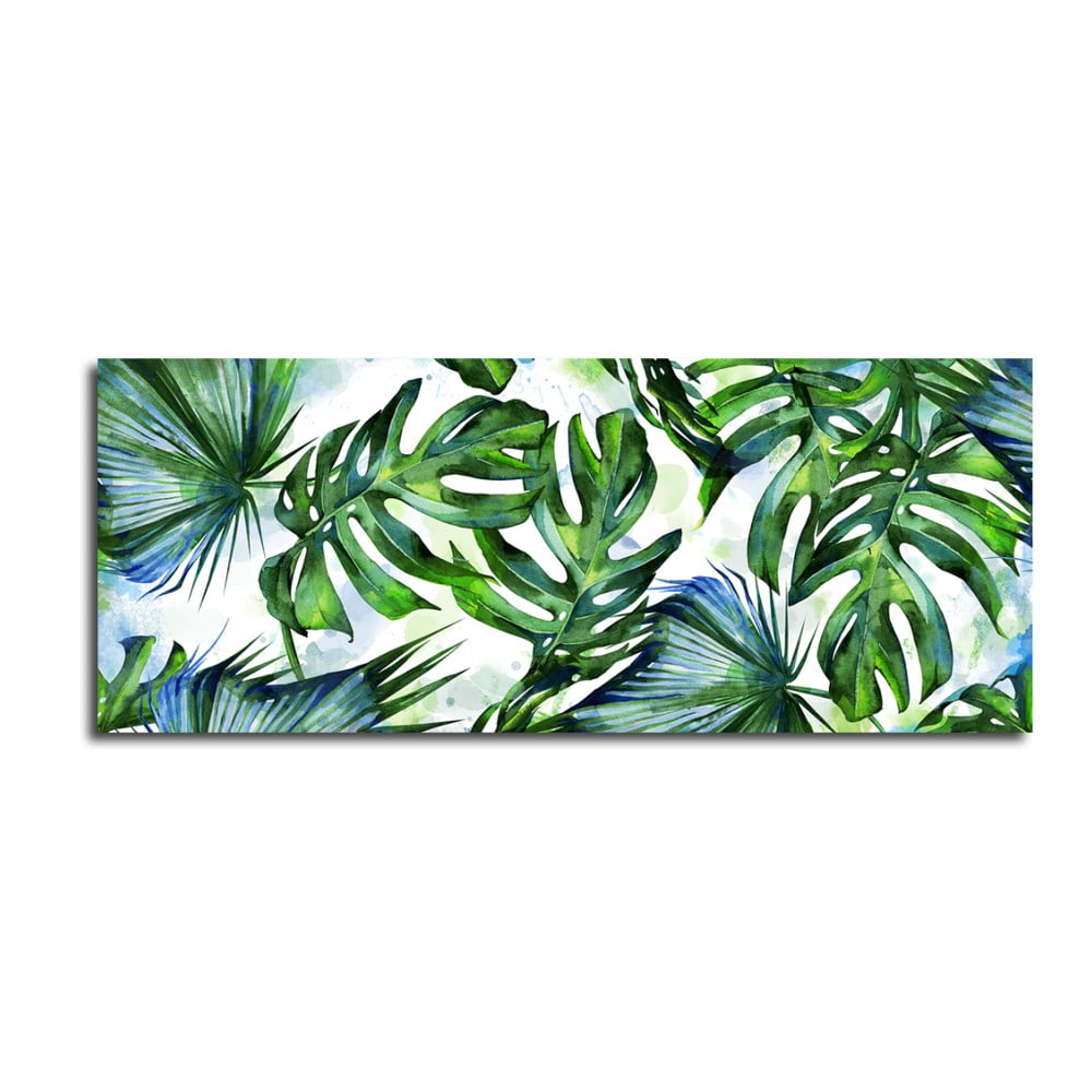 E-shop Obraz Styler Canvas Greenery Tropical, 60 × 150 cm