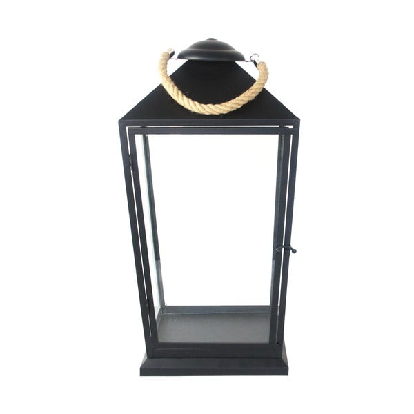 Čierny lampáš Esschert Design Classical, výška 58 cm