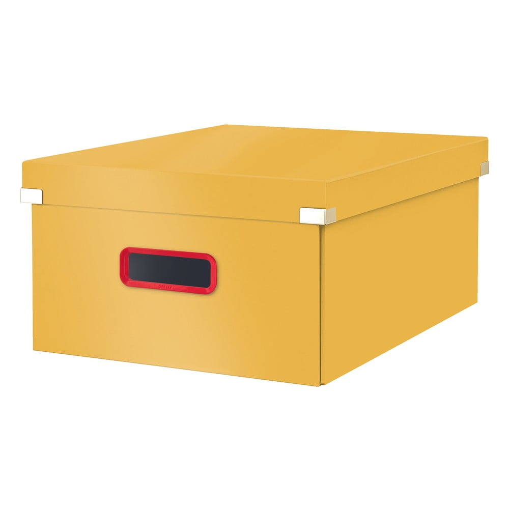 E-shop Oranžový kartónový úložný box s vekom Click&amp;Store - Leitz