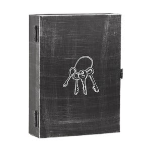Čierny kovový úložný box na kľúče LABEL51