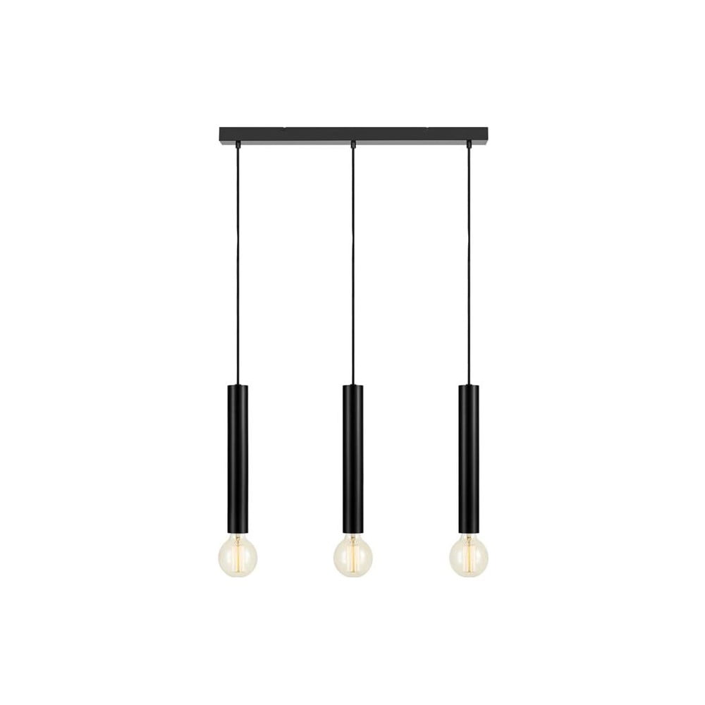 Čierne závesné stropné svietidlo Markslöjd Sencillo, dĺžka 75 cm