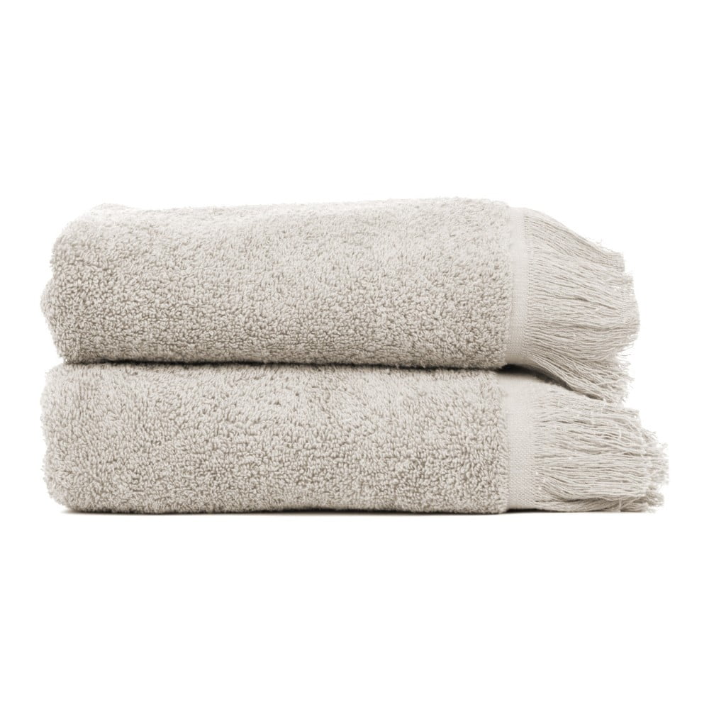 E-shop Súprava 2 sivohnedých uterákov zo 100% bavlny Bonami Selection, 50 × 90 cm