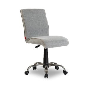 Sivá stolička na kolieskach Soft Chair Grey