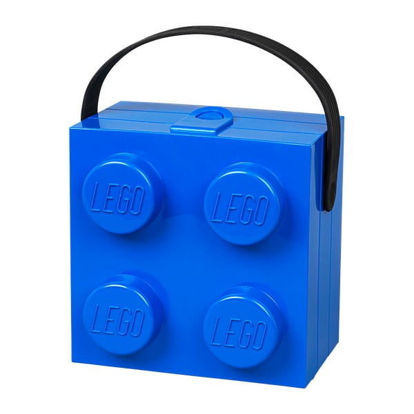 Modrý úložný box s rukoväťou LEGO®