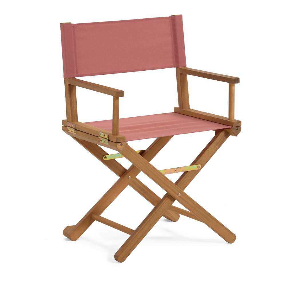 E-shop Hnedá skladacia vonkajšia stolička z akáciového dreva Kave Home Dalisa
